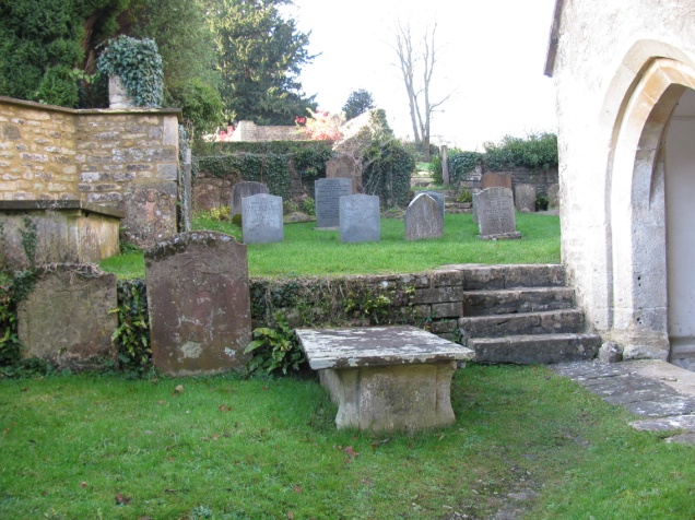 memorials near the church's door.jpg