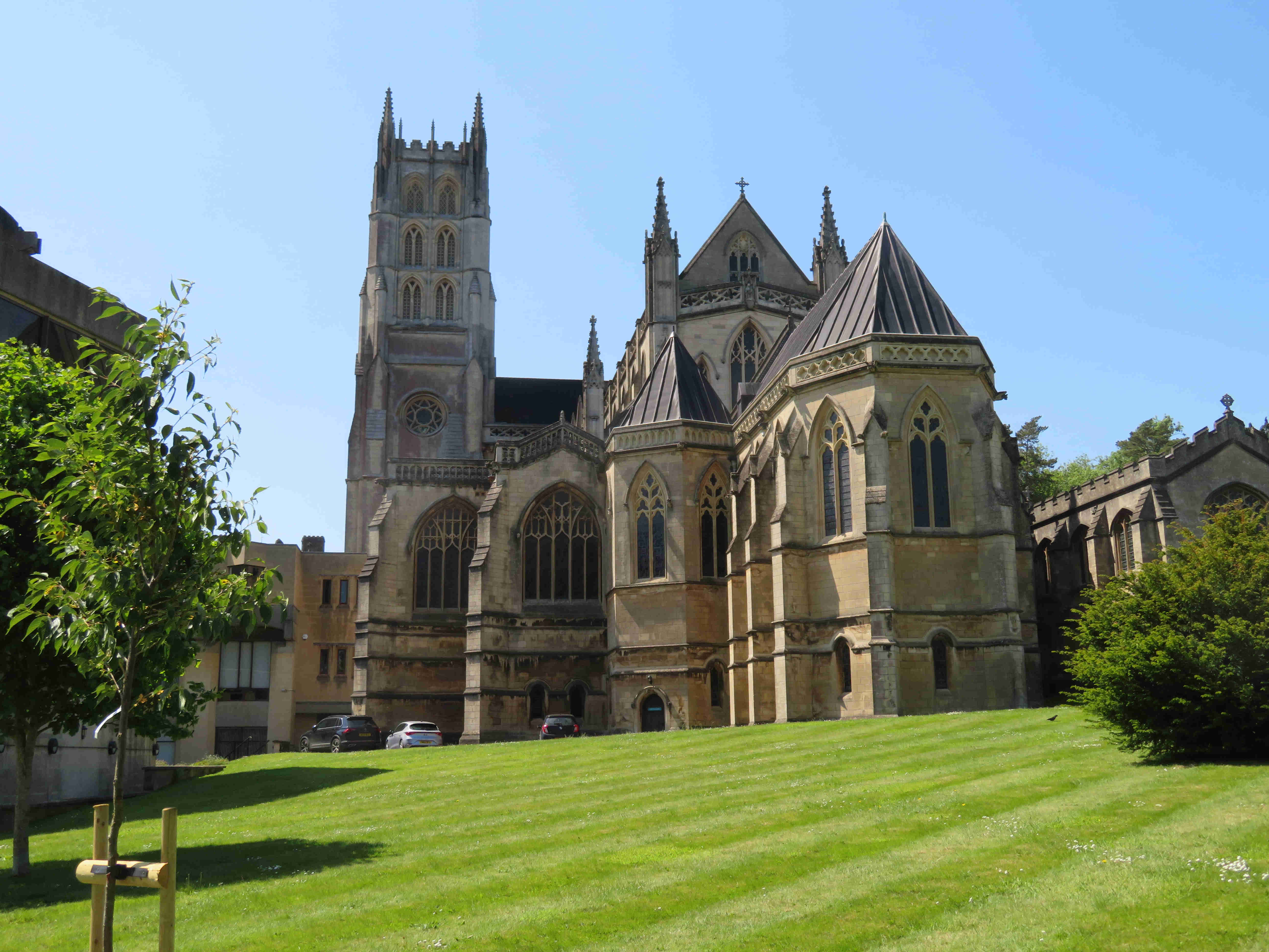 Downside Abbey church