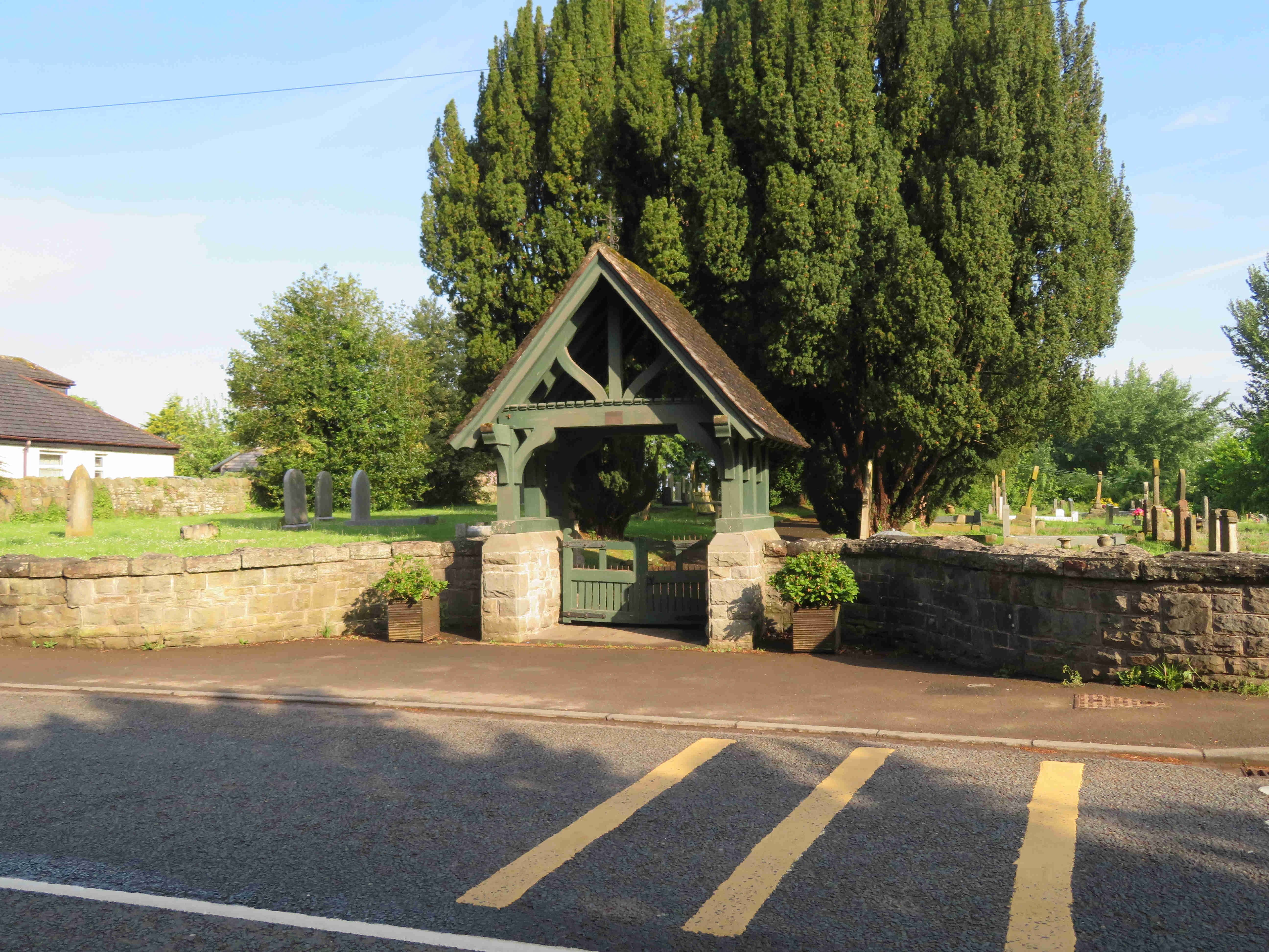 Entrance to cemetery