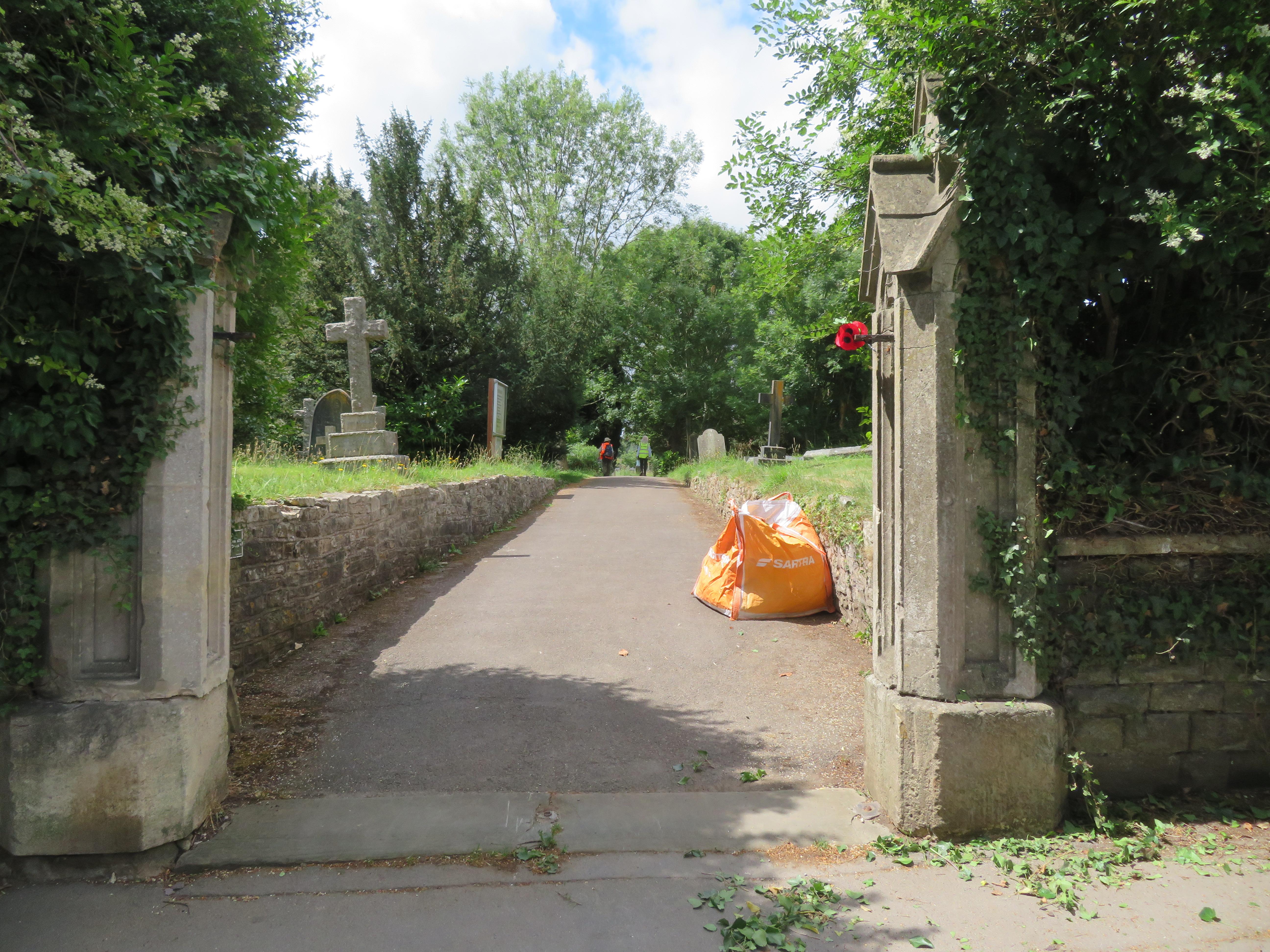 Cemetery entrance