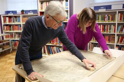 Photo of volunteers working