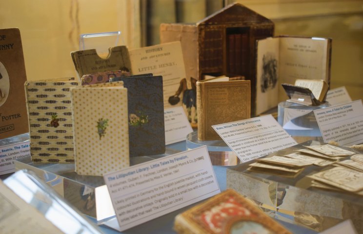 Children's books on display at the Remarkable Books Exhibition, June 2025