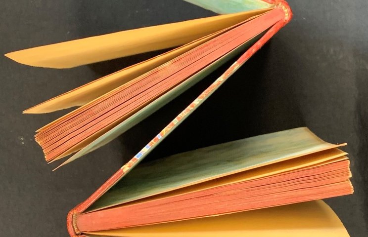 Back-to-back (Dos-a-Dos) binding of 2 Mark Twain books.