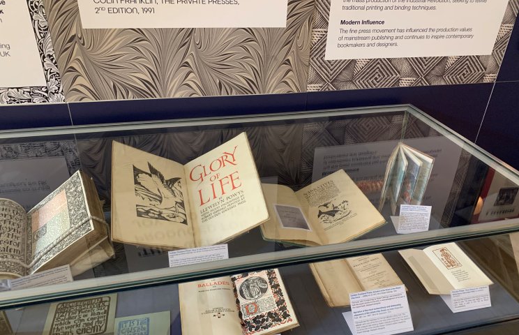 Fine Press Books as displayed in the Remarkable Books exhibition, June 2025