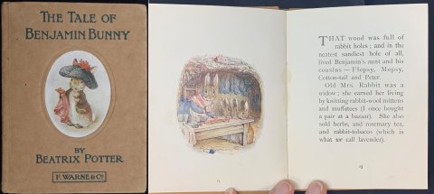 Beatrix Potter struggled to get the first of her beloved books published in 1902, but her set of 23 tales is now firmly set in the minds of generations of children. Several of her distinctive rabbit drawings had already appeared in 1890 in a book of verses by Frederic Weatherly, a Bath solicitor and lyricist.